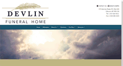 Desktop Screenshot of devlinfuneralhome.ca